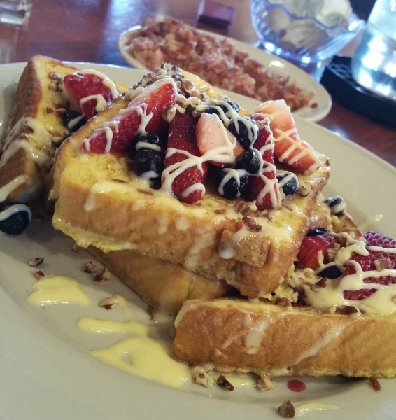 French Toast Covered with Berries
